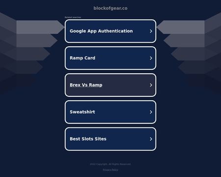website thubmnail of Blockofgear.co