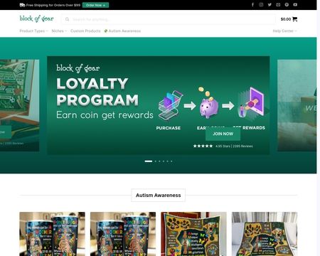 website thubmnail of Block Of Gear