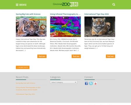 website thubmnail of The Cincinnati Zoo Blog