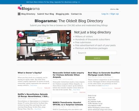 website thubmnail of BlogaRama