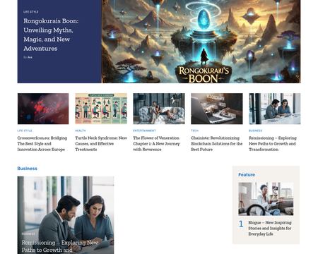 website thubmnail of Blogue.co.uk