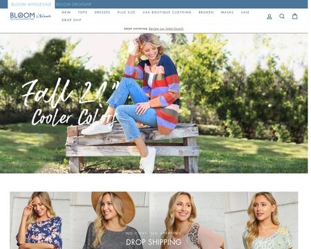 website thubmnail of Bloomwholesale
