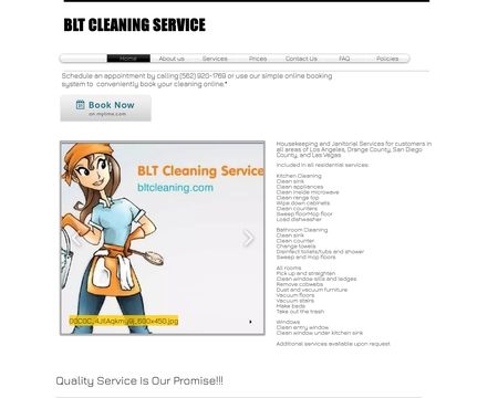 website thubmnail of BLT Cleaning Services