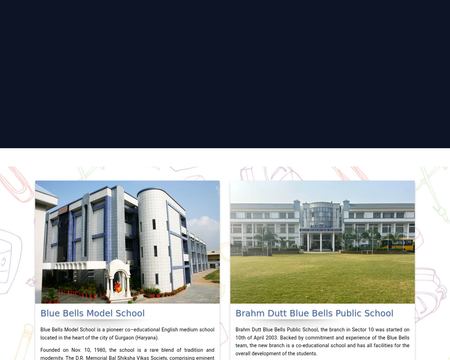 website thubmnail of Blue Bells Group Of Schools