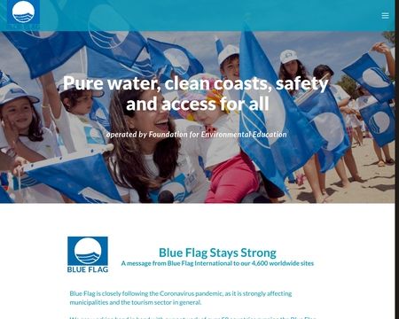 website thubmnail of Blue Flag