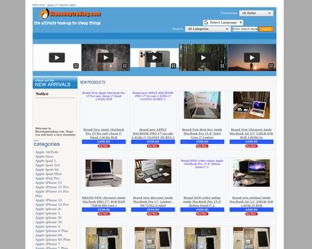 website thubmnail of BlueShopTrading