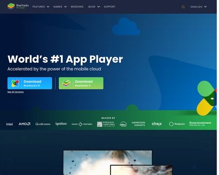 website thubmnail of BlueStacks