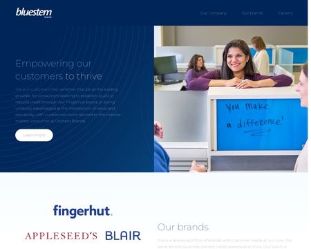 website thubmnail of Bluestembrands