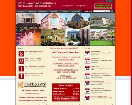 website thubmnail of BMIT Group of Institutions