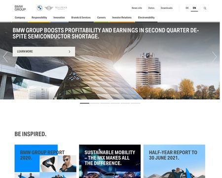 website thubmnail of Bmw.uk