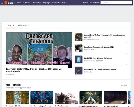 website thubmnail of BGG