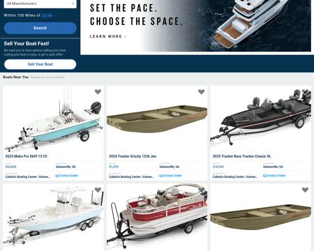 website thubmnail of Boat Trader