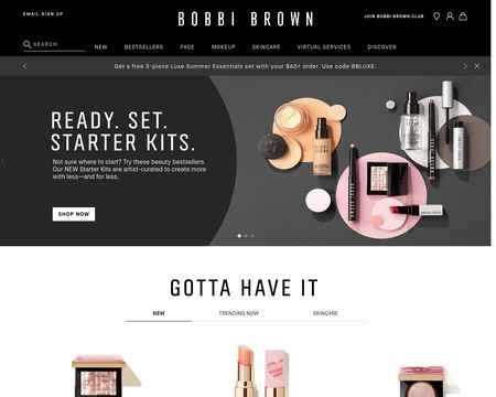 website thubmnail of Bobbi Brown