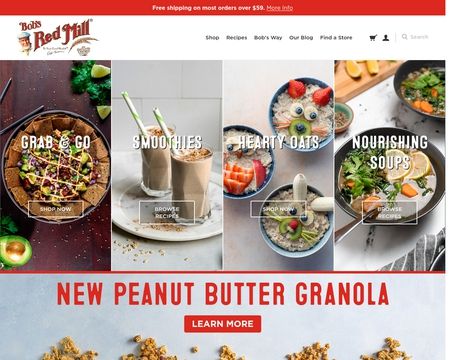 website thubmnail of Bob's Red Mill