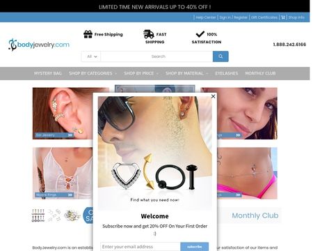 website thubmnail of BodyJewelry.com