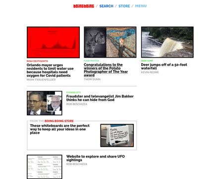 website thubmnail of Boing Boing