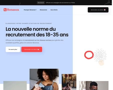 website thubmnail of Bonanza.co