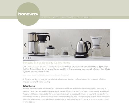 website thubmnail of Bonavita World