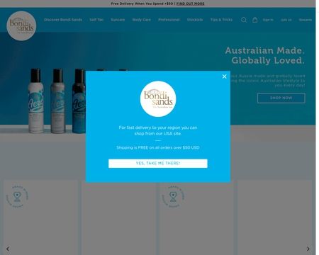website thubmnail of Bondi Sands