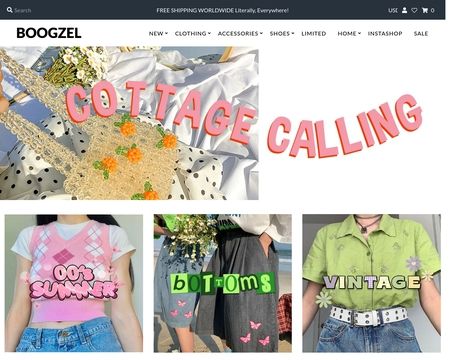 website thubmnail of Boogzel