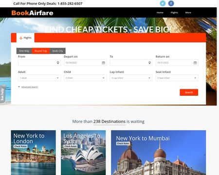website thubmnail of BookAirfare