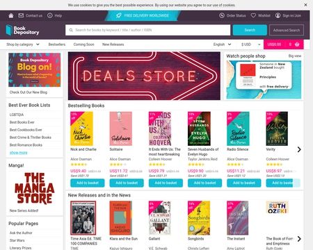 website thubmnail of BookDepository