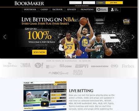 website thubmnail of Bookmaker.eu