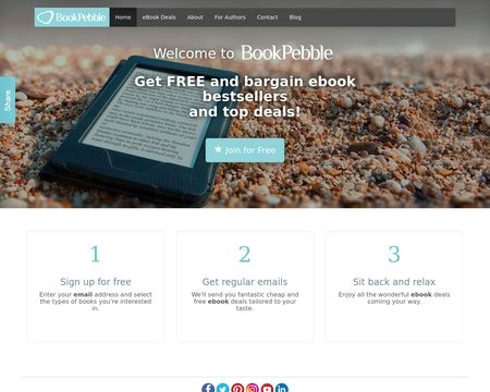 website thubmnail of Bookpebble
