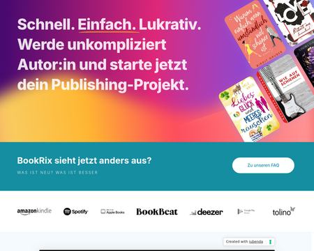 website thubmnail of BookRix