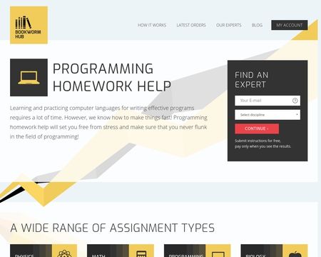 website thubmnail of Bookworm Hub