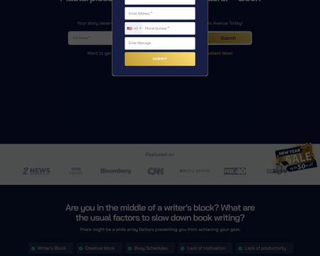 website thubmnail of Book Writers Avenue