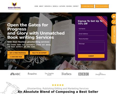 website thubmnail of Book Writing Bureau