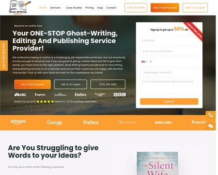 website thubmnail of Bookwritingexperts