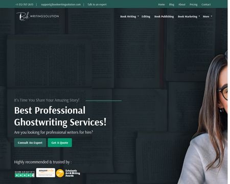 website thubmnail of Book Writing Solution