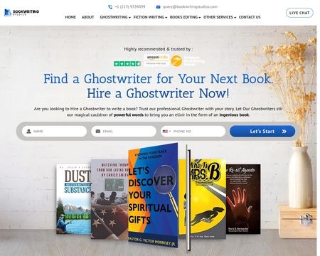 website thubmnail of BookWriting Studios