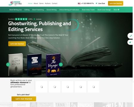 website thubmnail of Bookwritingusa