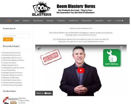website thubmnail of Boomblasters