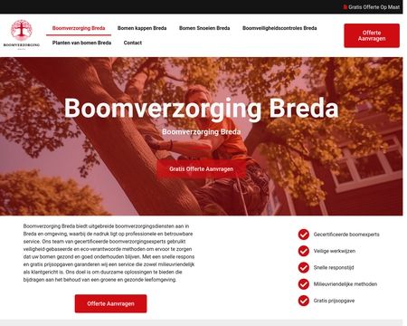 website thubmnail of Boomverzorging Breda