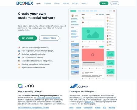 website thubmnail of Boonex