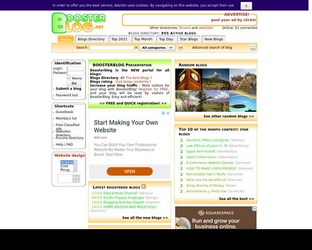website thubmnail of Boosterblog.net