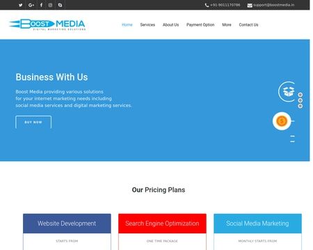 website thubmnail of Boost Media