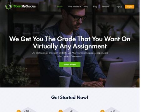 website thubmnail of BoostMyGrades
