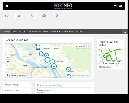 website thubmnail of Borinfo.ru