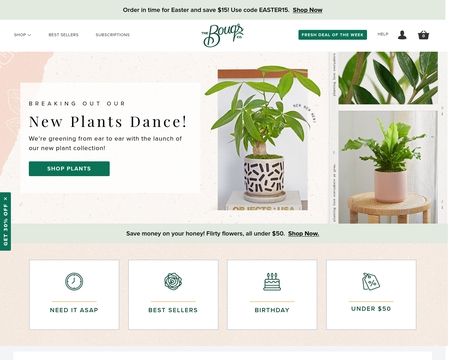 website thubmnail of The Bouqs Co.