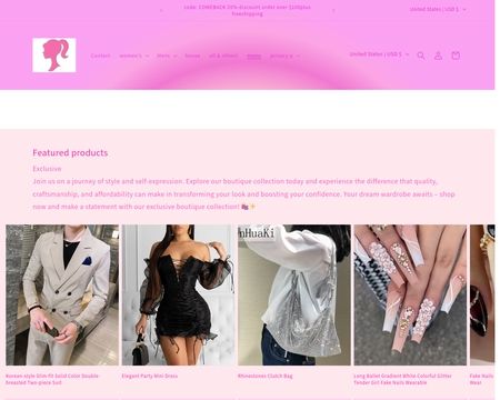 website thubmnail of Boutique4you2.myshopify