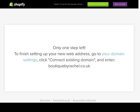 website thubmnail of Boutiquebyrachel.co.uk
