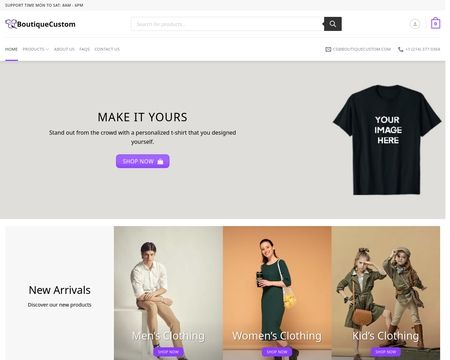 website thubmnail of BoutiqueCustom
