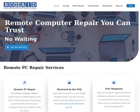 website thubmnail of Boxaid