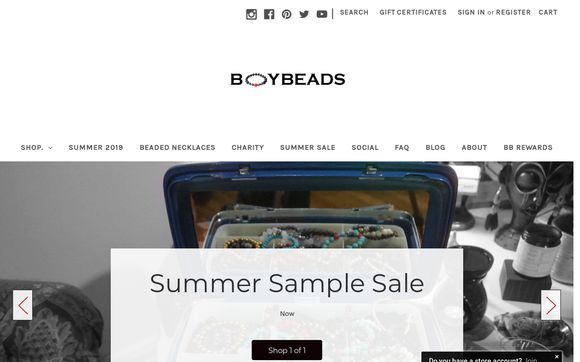 Thumbnail of Boy Beads