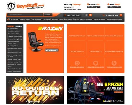website thubmnail of BoysStuff UK